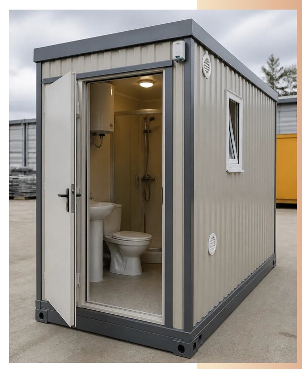 Сантехнический блок контейнер в Дивногорске по цене от 151650 р. | БытовкаПрофи-Двн
